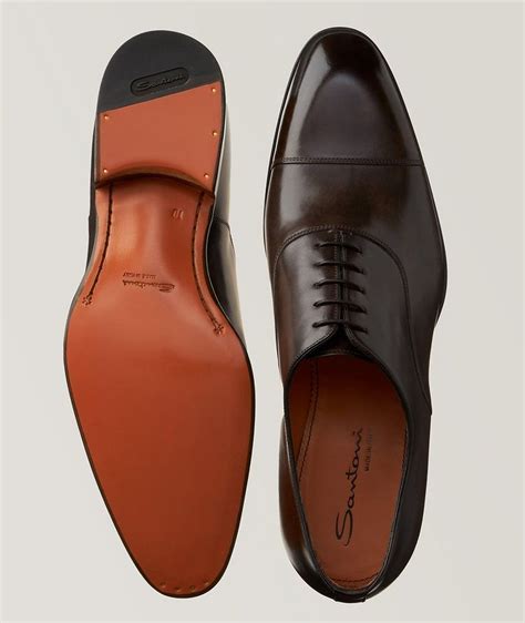 harry rosen prada cap toe leather oxfords